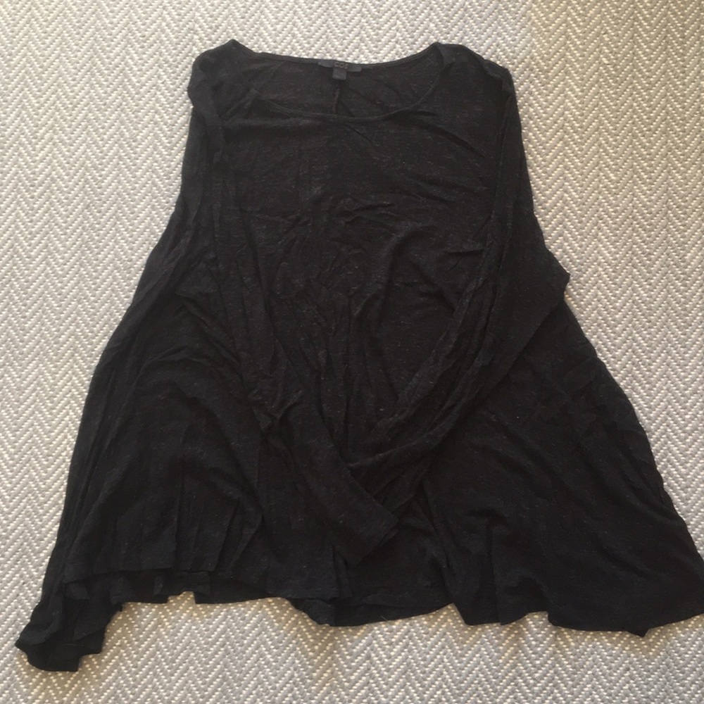 Marled Dark Gray COS Long Sleeve Swing Top